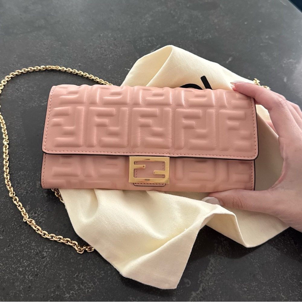 Fendi Continental Baguette Wallet on Chain